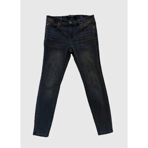 Liverpool Womens Jeans Mid-Rise Ankle The Skinny Denim Meteorite Gray Stretch 4